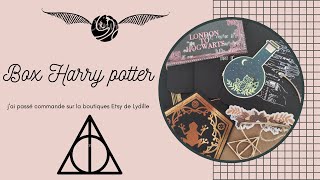 j'ai commandé une box Harry Potter sur la boutique Etsy de lydille #harrypotter #scrapbooking