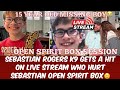 Sebastian rogers open spirit box session warning its loud  live stream