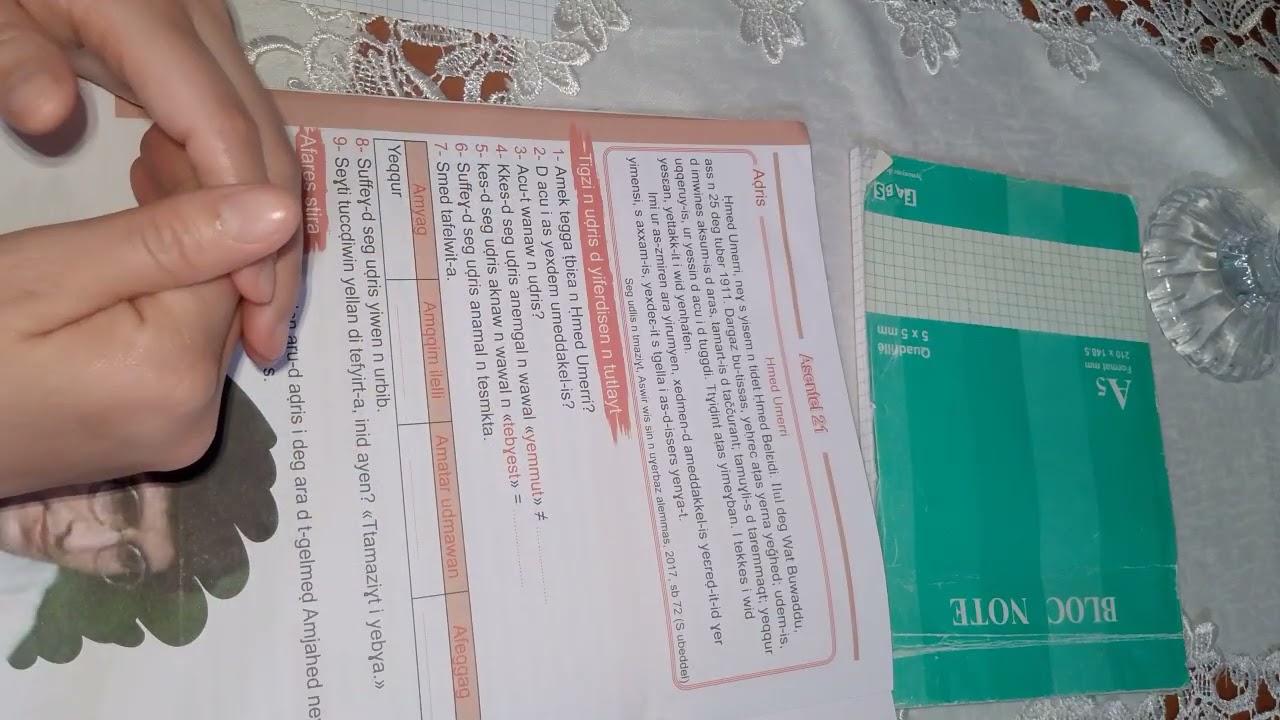 إختبار الفصل الثاني للسنوات الخامسة ابتدائي و الاولى متوسط 