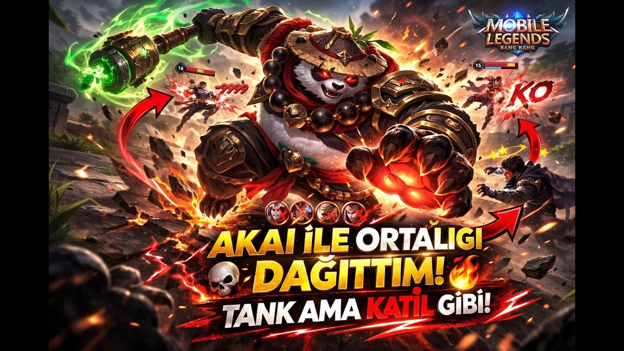 TANK DEĞİL RESMEN SUİKASTÇI OLDUM! 🔥😱 MOBİLE LEGENDS BANG BANG