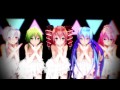 [MMD] 気まぐれメルシィ [Tda式改変ミク, テト, ルカ, ハク, Gumi]