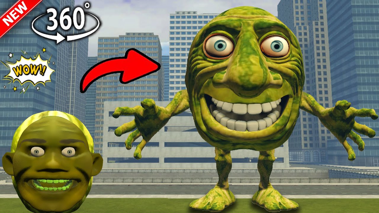 New The Size Of Clown Mutant From Lin Gang Melon And I Made Evolution Clown Lin Gang Melon | VR 360°