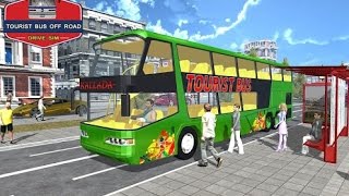 Tourist Bus Off Road Drive Sim Game Play 2016 screenshot 2