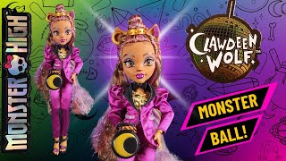 Clawdeen Wolfs Eerily Elegant Suit Shines As Bright As The Full Moon Monster High Monster Ball