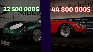 The most expensive cars sold at auctions.