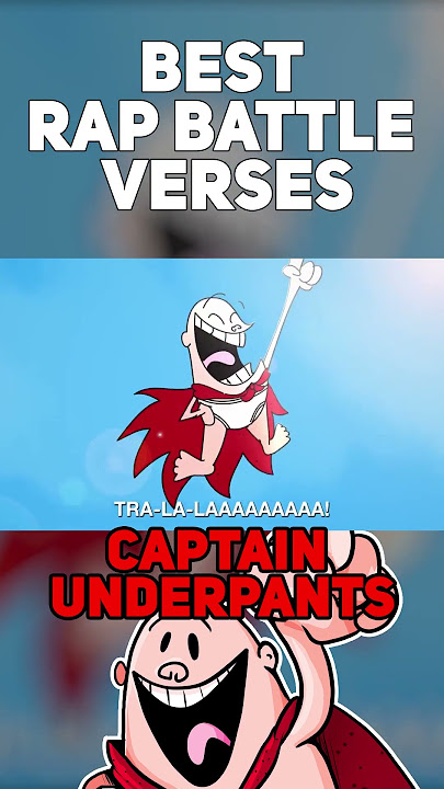 CAPTAIN UNDERPANTS! (BEST RAP BATTLE VERSES) #rapbattle #spongebob #squidward  #captainunderpants