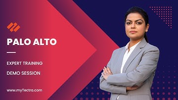 Palo Alto Training Tutorial | Online Demo Session | myTectra