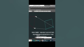Autocad ALLIGN Command | how to move two point with two points  | autocad  functions