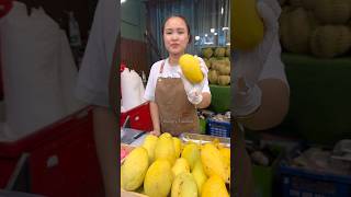 Only 1 USD Sweet Mango - Fruits Cutting Skill