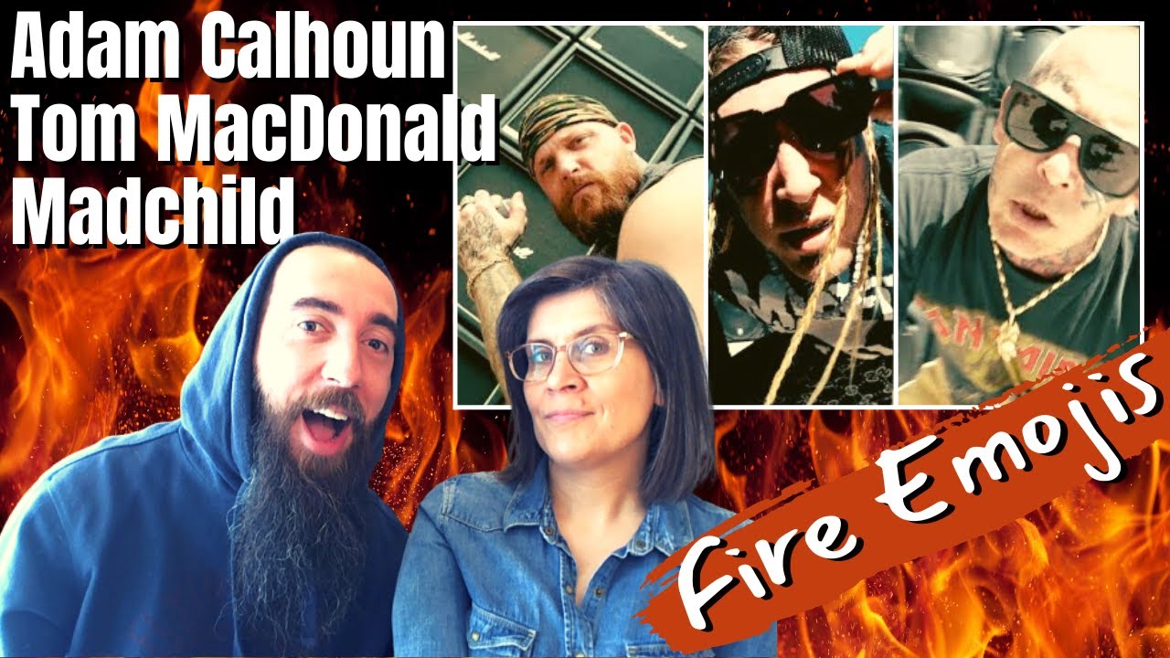 Adam Calhoun, Tom MacDonald, Madchild - Fire Emojis (REACTION) with my wife