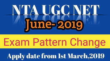 NTA || UGC NET || JUNE-2019