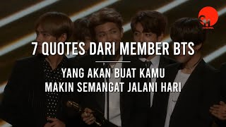 7 Kata-Kata Motivasi dari Member BTS untuk Army