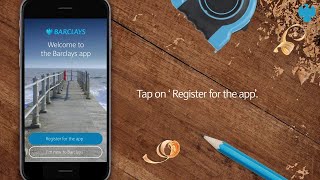 The Barclays app | How to register using an Android device screenshot 2