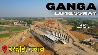 Ganga Expressway : Hardoi & Unnao District Update | Group3 | After 10 Months | Slow Progress......