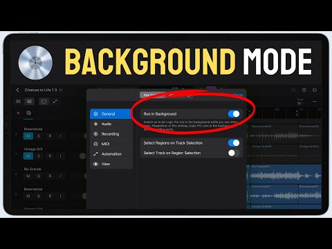 Use OTHER APPS while playing/recording | Logic Pro for iPad