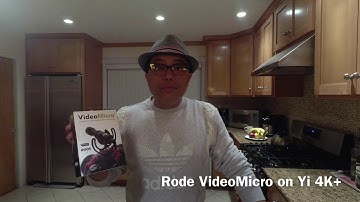 Yi 4k+ with Rode External Microphone sound test