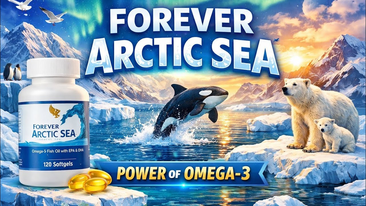 Forever Arctic Sea | Omega-3 Power for Heart, Brain & Joints 💙 | Natural Fish Oil Supplement