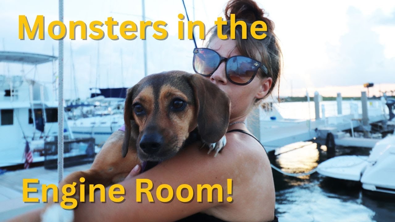 Monsters in the Engine Room! (Ep 22) Sailing Vessel Huntress