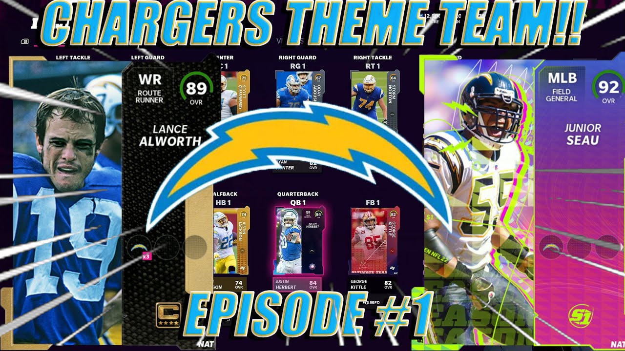ROAD TO THE BEST CHARGERS THEME TEAM IN MADDEN 22! EP 1!