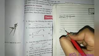 Class-6th | Understanding Elementary Shapes | Measuring line-segments | Comparison of line segments