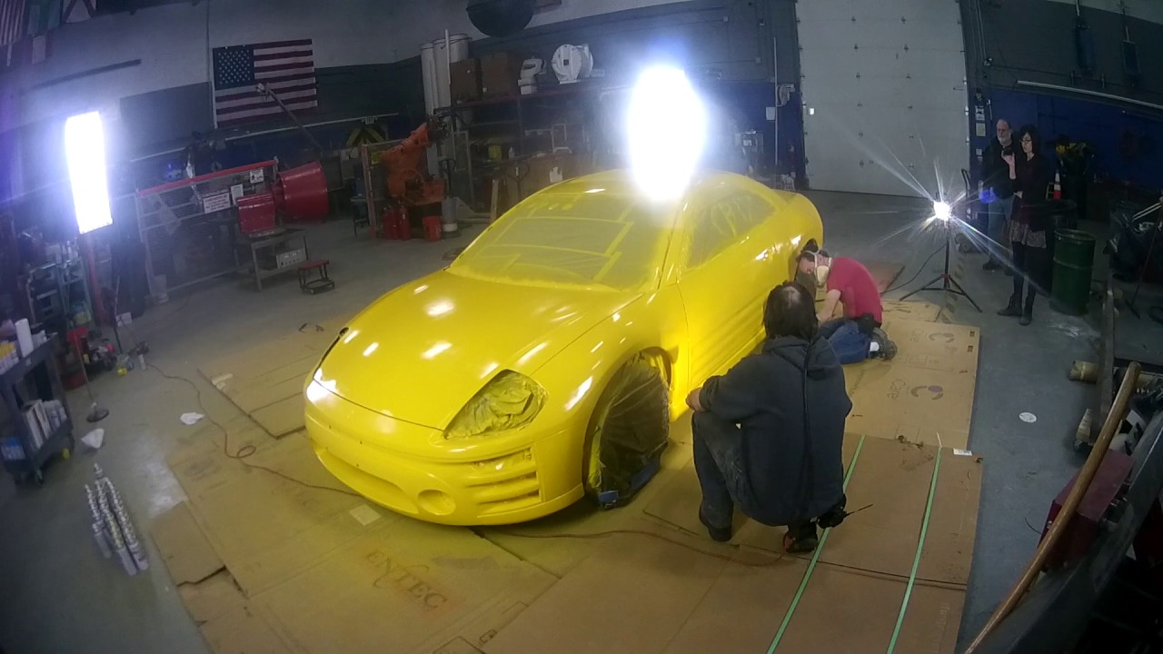 Captain's Blog 1 19 2017 (Timelapse) Rustoleum Car Paint Job Yellow Coats 5 and 6 YouTube