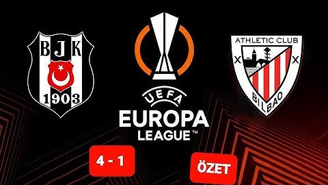 BEŞİKTAŞ (4  - 1) ATHLETİC BİLBAO MAÇ ÖZETİ UEFA AVRUPA LİGİ 7. HAFTA MAÇI #beşiktaş #athleticbilbao