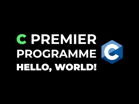 C: Create your First Program (Hello, World!)