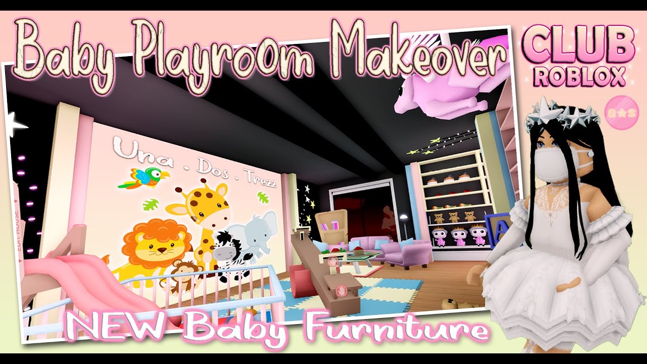 Baby Playroom MAKEOVER and new Baby Furniture | Club Roblox - YouTube