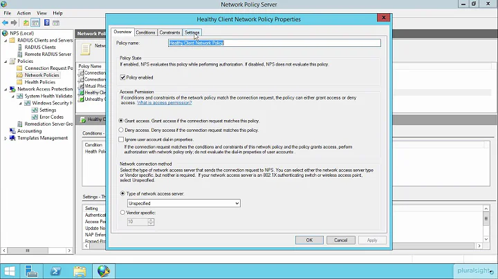 Configure NAP Enforcement Using VPN