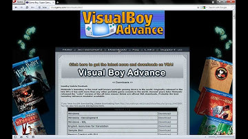 How to get visual boy advance and roms