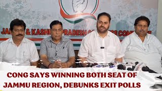 Cong Says Winning Both Seat Of Jammu Region, Debunks Exit Polls