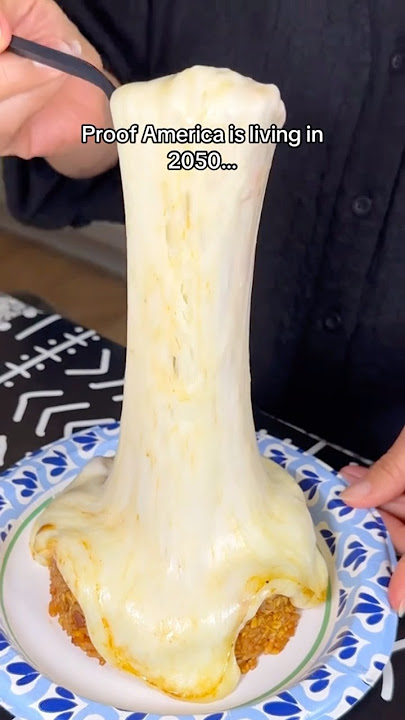 Proof America is living in 2050… #food #eating #mukbang