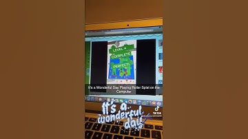 It’s a Wonderful Day Playing Roller Splat on the Computer