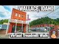 City Walks - Wallace Idaho Virtual Walk For Treadmill - Historic City Walking Tour