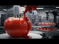 How Tomato Ketchup Process Inside the World's Largest Factory (All Process)