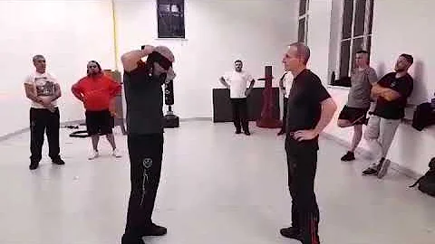 Master Steve Colton and sifu Neil Sanderson demons...