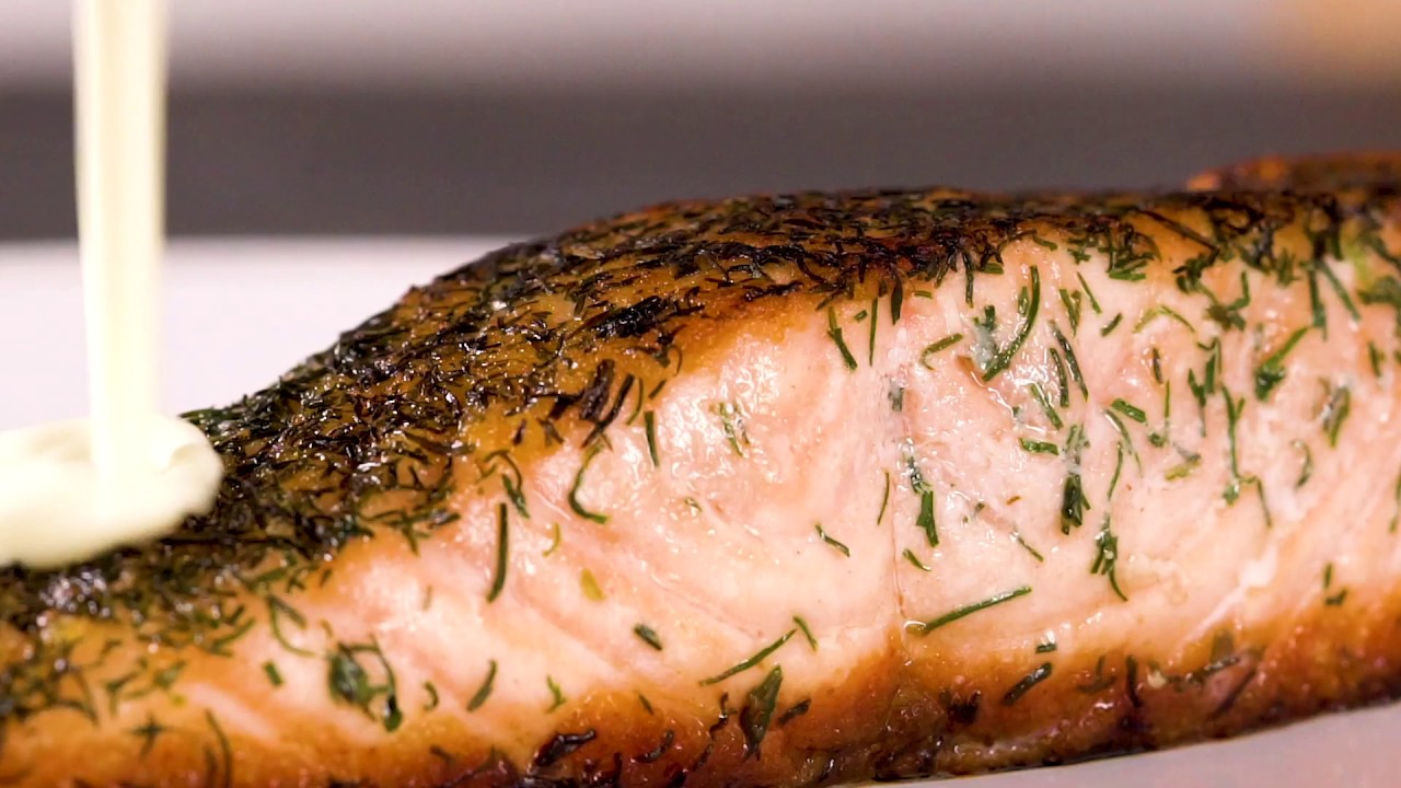 Salmon With Creamy Dill Sauce | Schwartz Recipes