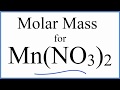 Manganese(II) Nitrate Molar Mass
