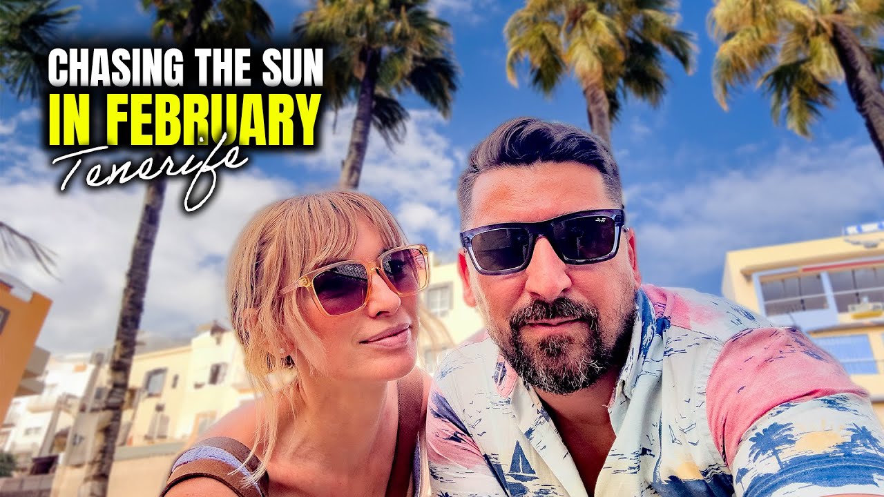 How February feels in TENERIFE 🌴 | 🚌 A motorhome weekend & Palmetum experience in Santa Cruz 🌴