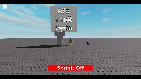 Roblox Studio Humanoid Scripting Tutorial #1: Properties of Humanoid