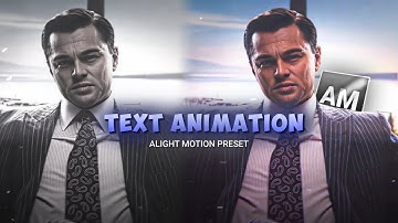"Text Animation Pack Alight Motion | Preset Download"