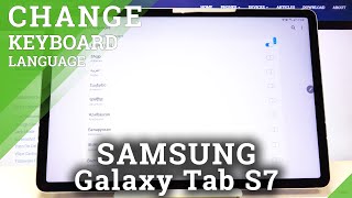 How to Switch Keyboard Language on SAMSUNG Galaxy Tab S7 – Keyboard Settings screenshot 4