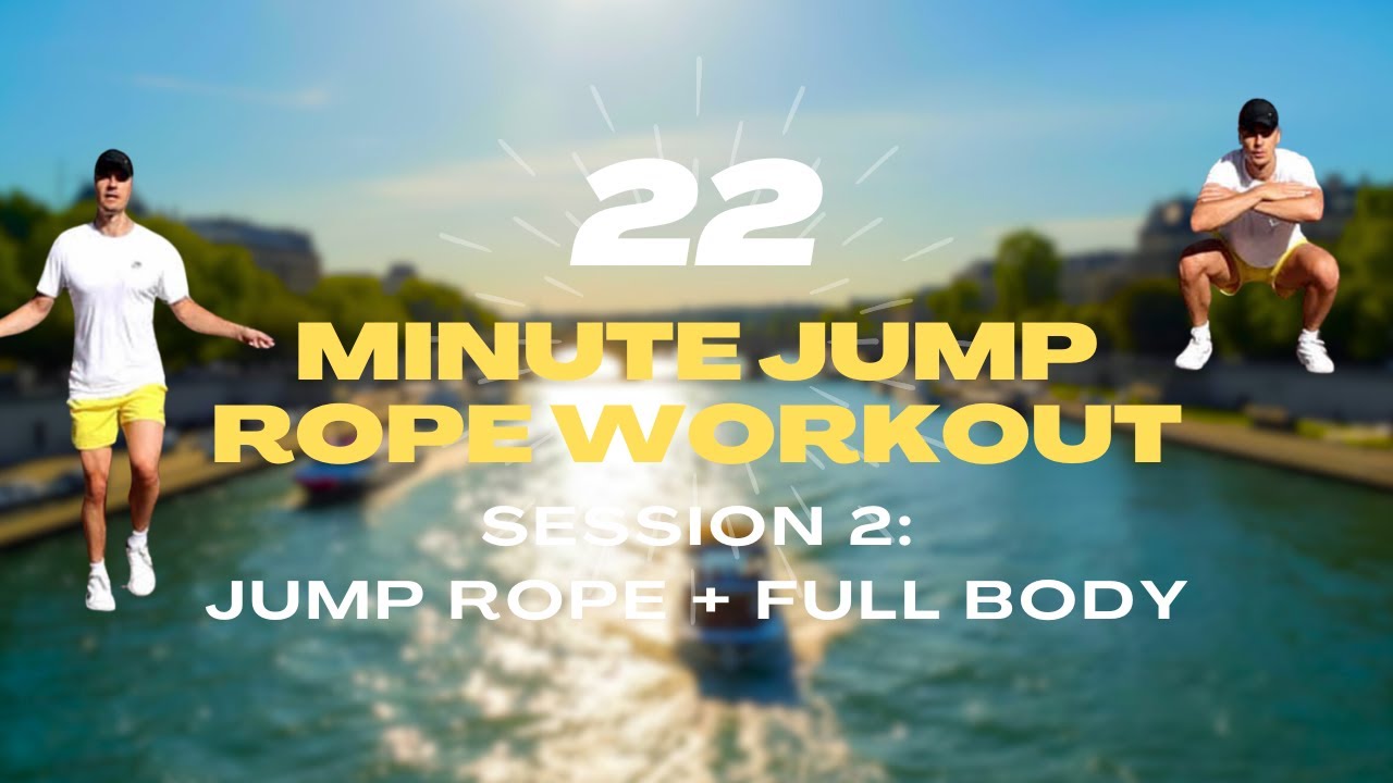 Jump Rope Workout - Session 2: Jump Rope + Full-Body - Intermediate ...