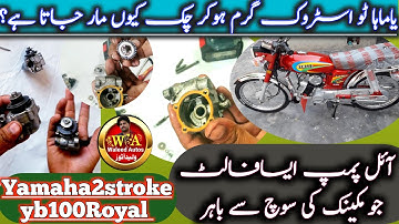 How to Rebuild a Yamaha YB100 2Stroke Oil Pump.Tips.Setting #oilpump