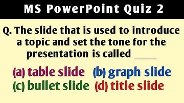 MS PowerPoint Quiz 2 | Computer Science Quiz | Knowledge Enhancer Quizzes