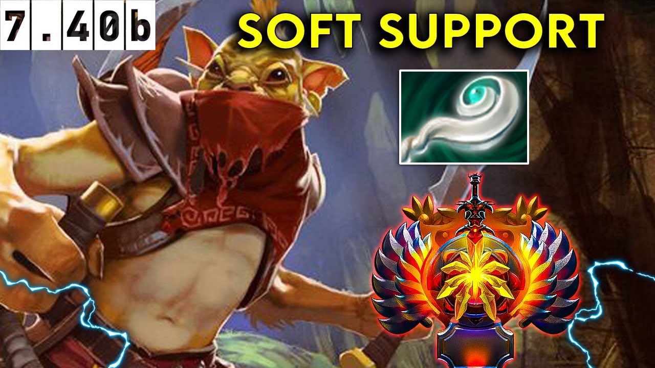 Bounty Hunter Immortal Soft Support - Dota 2 Patch 7.40b Pro Pub Gameplay