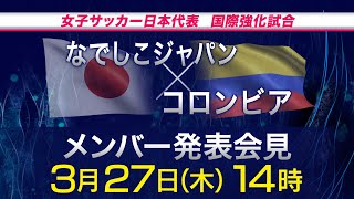 【LIVE】なでしこジャパン　メンバー発表会見
