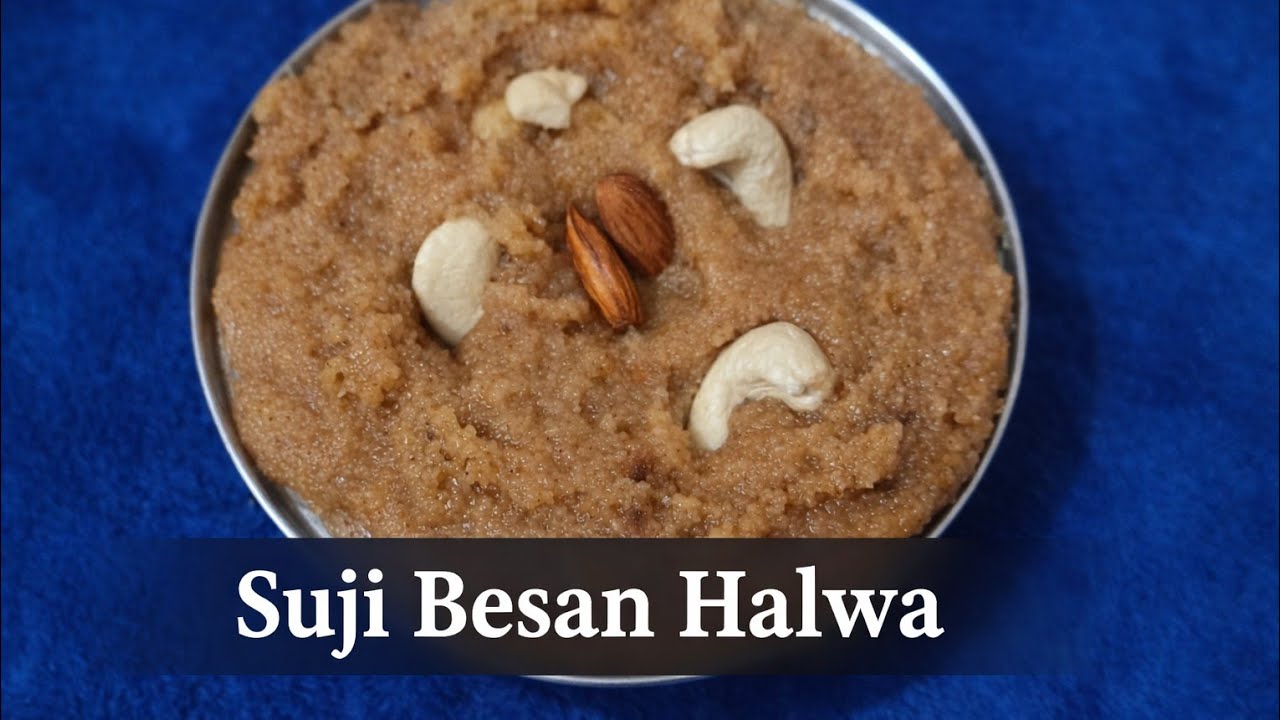 Traditional Suji Besan Halwa | Step-by-Step Recipe✨✨