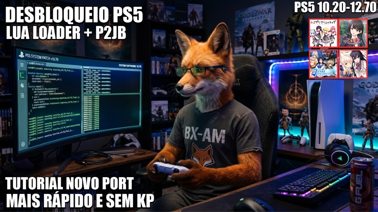 DESBLOQUEIO P2JB COM REMOTE LUA LOADER MAIS RÁPIDO E SEM KP PARA PS5 10 ...