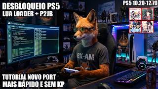 DESBLOQUEIO P2JB COM REMOTE LUA LOADER MAIS RÁPIDO E SEM KP PARA PS5 10.20-12.70